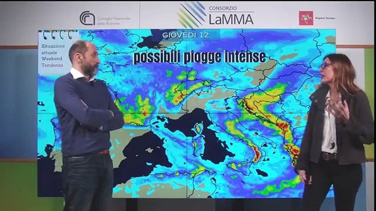 Lamma, le previsioni meteo per la Toscana. Pioggia e temperature miti