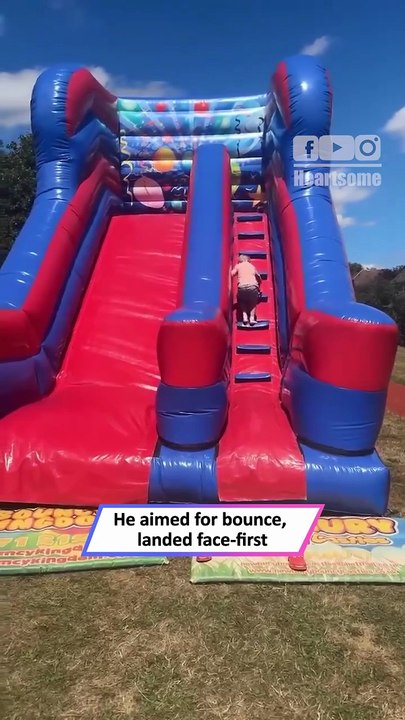 He Thought Slides Were for Bouncing… Then This Happened|| Heartsome 💖