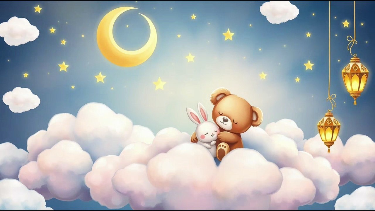 Baby Sleep Music ✨ Rocking Teddy Bear Lullaby | 1 Hour Soothing Cradle Songs for Newborns