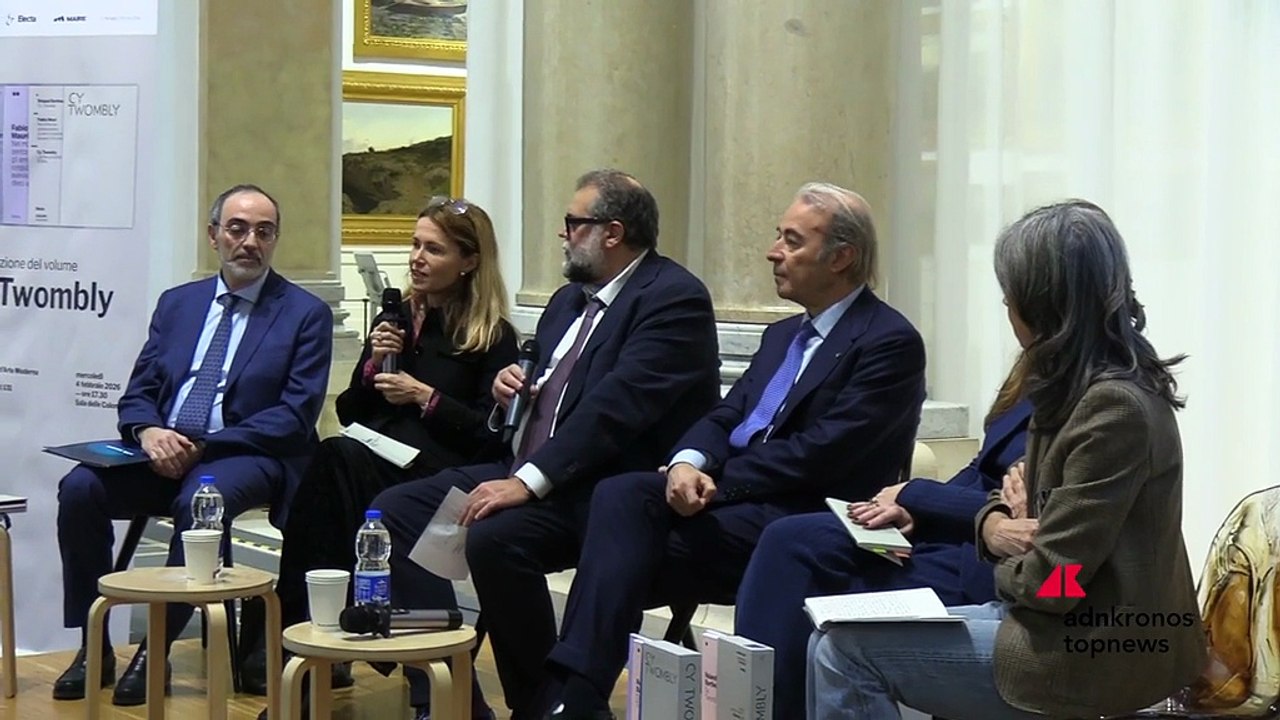 Alla GNAMC presentata una raccolta di libri sulla vita romana del pittore americano Cy Twombly