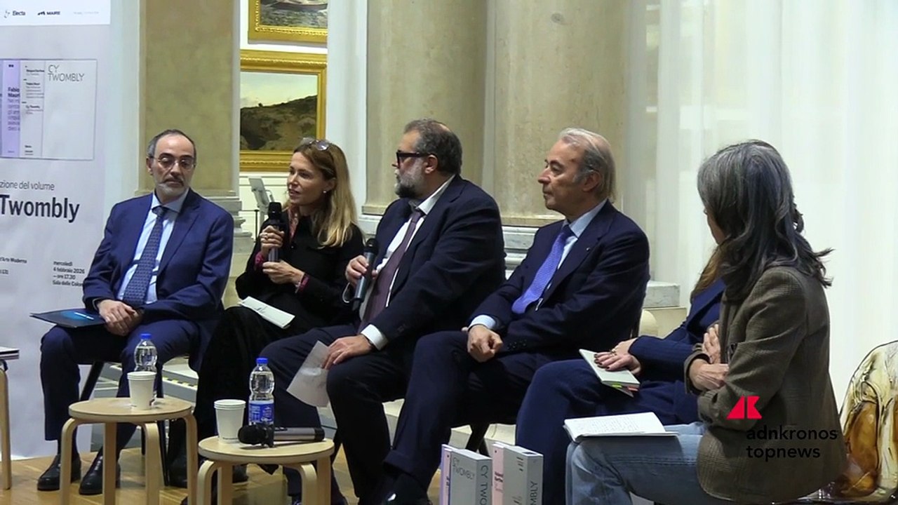 Alla GNAMC presentata una raccolta di libri sulla vita romana del pittore americano Cy Twombly