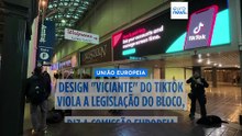 Design "viciante" do TikTok viola a legislação da UE, diz a Comissão Europeia