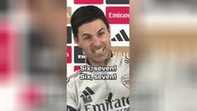 Arteta joins the 'six, seven' trend