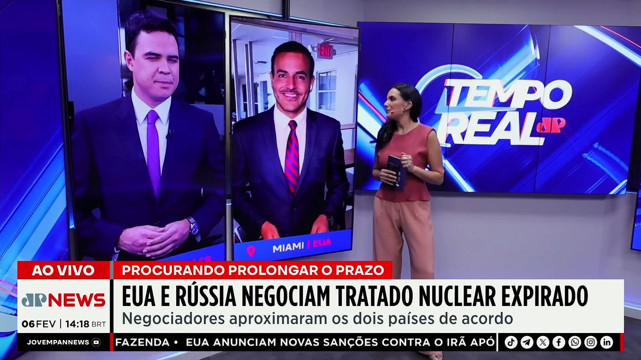 EUA e Rússia negociam e devem prolongar tratado nuclear expirado | TEMPO REAL