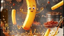Crispy Fries Ai Animation Video