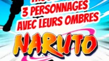 Trouve les 3 personnages de NARUTO avec leurs ombres FEAT PtiTOME
