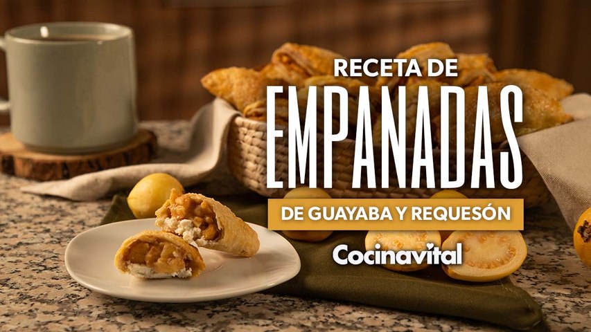 Receta de empanadas de guayaba y queso ¡En 6 pasos!