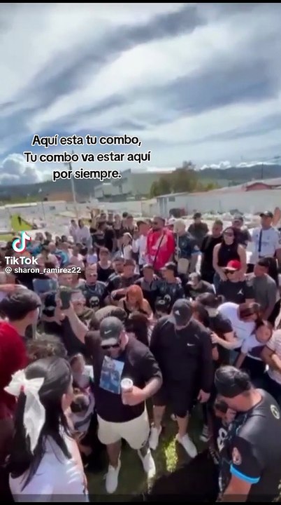 Despedida de joven fallecido