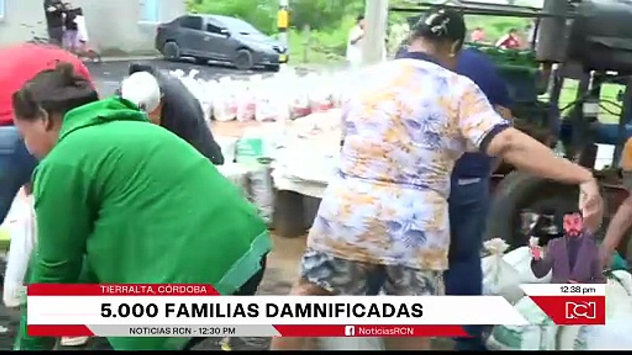 Más barrios inundados por el desbordamiento del río Sinú en Córdoba