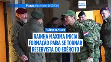 Rainha dos Países Baixos está em treino para se tornar reservista do exército