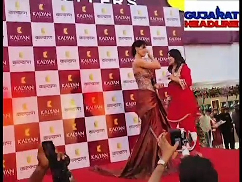 Bollywood Diva Disha Patani in Ahmedabad for opening of Kalyan Jewellers at Gota