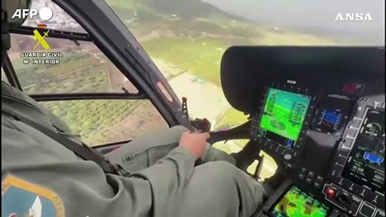 Maltempo in Spagna e Portogallo, le inondazioni riprese dall'alto