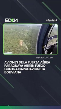 Aviones de la Fuerza Aérea Paraguaya abren fuego contra n4rcoavioneta boliviana
