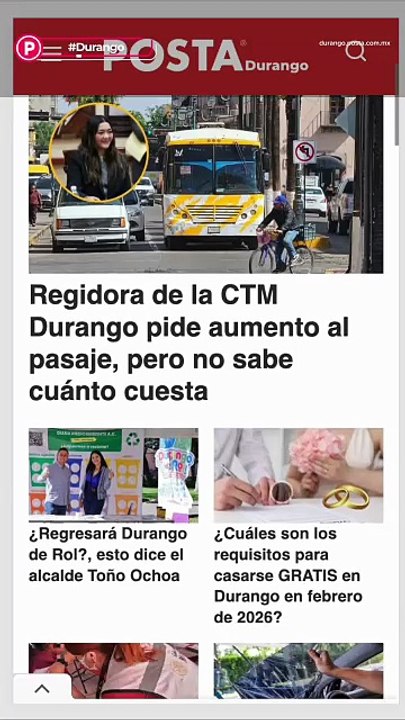 Con la IA de POSTA puedes enterarte de las noticias más relevantes de Durango, México y el mundo en tan solo cuestión de segundos🤖📲