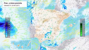 La borrasca Marta se adentrará en España
