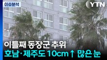 [날씨] 이틀째 동장군 추위...호남·제주도 10cm↑ 많은 눈 / YTN