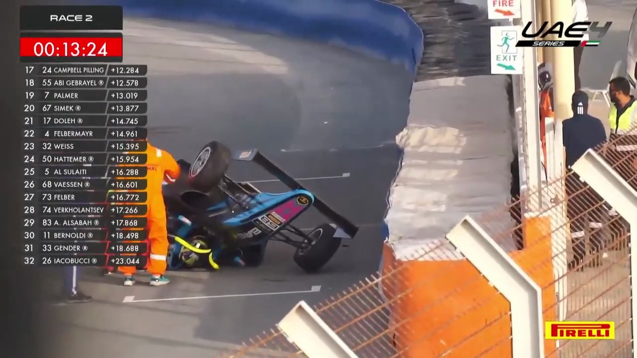 UAE4 Series 2026 Dubai Race 2 Vaessen Flips