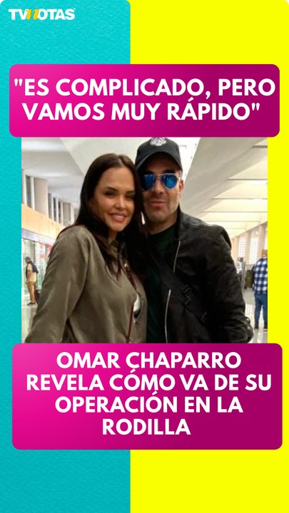 Omar Chaparro revela detalles de su recuperación tras cirugía