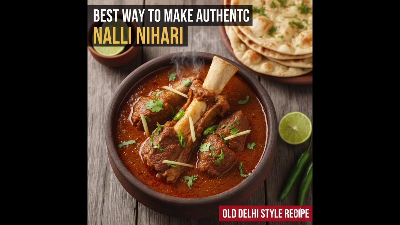 Best Way to Make Authentic Nalli Nihari | Old D...