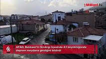 Balıkesir Sındırgı'da 4.1 büyüklüğünde deprem