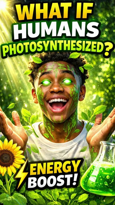 What if humans could photosynthesize like plants 🤯🌱☀️