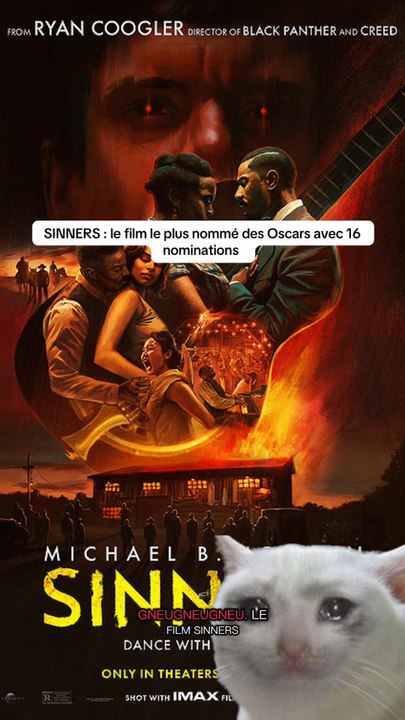 Pour vous Sinners peut gagner l’oscar du meilleur film ?