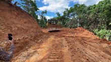Bulldozer D6R XL The Key to Successful Plantation Road Repair
