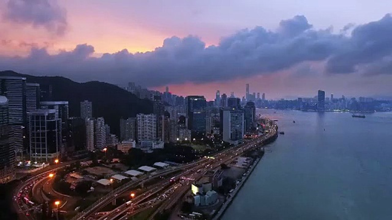 Stunning City Architecture Drone View Modern Skyline  Urban Beauty