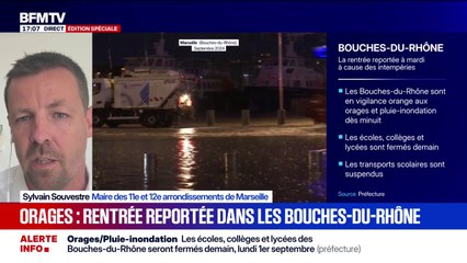 Le maire des 11e et 12e arrondissements de Marseille exprime son inquiétude avant les intempéries