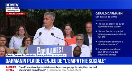 Gérald Darmanin: "Lundi 8 septembre, il faut que les forces politiques ne nuisent pas à la France"