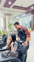 Zayda chote kar diye hairs😅😂#comedy #salon #comedy #reels #parlour #kabeermalik #funny #memes
