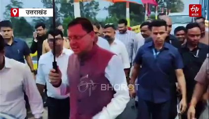 दिल्ली दौरे से लौटे सीएम धामी, नानक सागर डैम का किया निरीक्षण, कैंप कार्यालय में सुनी लोगों की समस्या