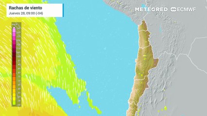 Corriente en chorro trae rachas de viento de 120 km/h