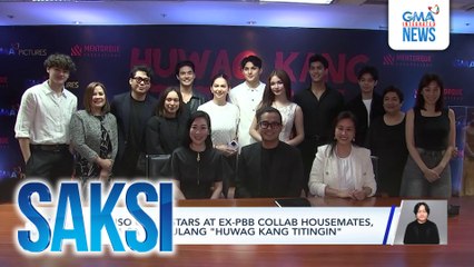 Kapuso Gen Z stars at ex-PBB collab housemates, bibida sa pelikulang "Huwag Kang Titingin" | Saksi