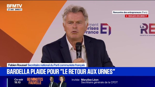 Face à la crise: On a besoin d'une France forte, unie affirme Fabien Roussel, secrétaire national du Parti communiste français