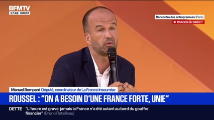 Face à la crise: "Je vais voter contre la confiance de monsieur Bayrou pour une raison simple, il faut changer radicalement de logique économique", affirme Manuel Bompard, coordinateur de La France insoumise