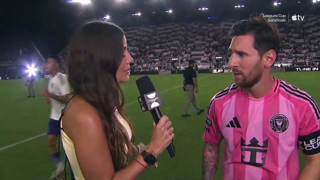 Las palabras de Lionel Messi pospartido