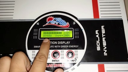 Solar Inverter Setting