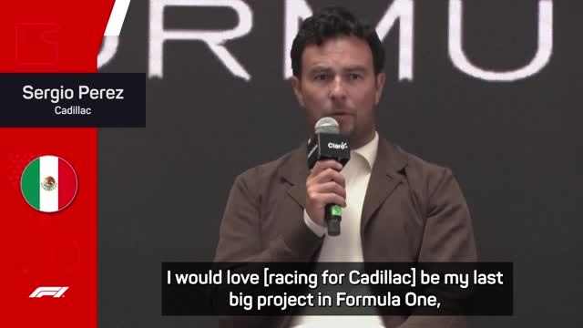 Perez envisions the end of his F1 career as a Cadillac driver