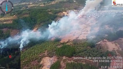 Incendio en Berlanga del Bierzo
