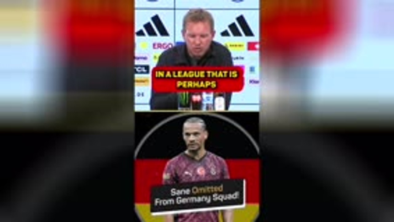 Sane snubbed due to playing in 'a worse league'