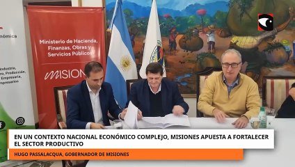 En un contexto nacional económico complejo, Misiones apuesta a fortalecer el sector productivo