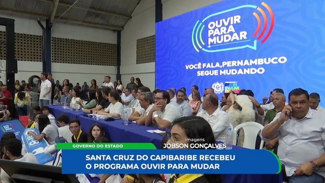 Programa Ouvir para Mudar chega a Santa Cruz do Capibaribe: Governadora anuncia pacote de investimentos para o Agreste Pernambucano