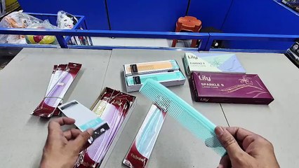 Unboxing and Review of lily sparkle 9 lily canvas 9 big size comb