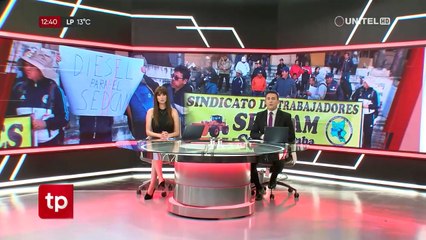 Trabajadores de Sedcam se movilizaron exigiendo el abastecimiento de diésel para continuar con las obras