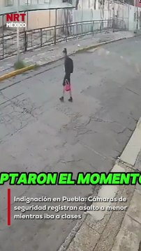 Un menor fue v1ctima de un as@lto en Puebla mientras iba a clases. Los responsables, dos hombres, lo interceptaron y lo despojaron de sus pertenencias; la escena quedó grabada en video.