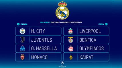 Rivales del Real Madrid en Champions: un sorteo durísimo