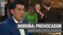 Provocador, agresor e intolerante. Noroña, el peor presidente de una mesa directiva del Senado
