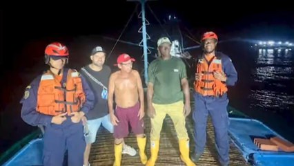 Nueve personas fueron rescatadas tras quedar a la deriva en el Pacífico