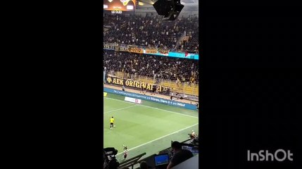 AEK - Anderlecht : l'ambiance dans le stade